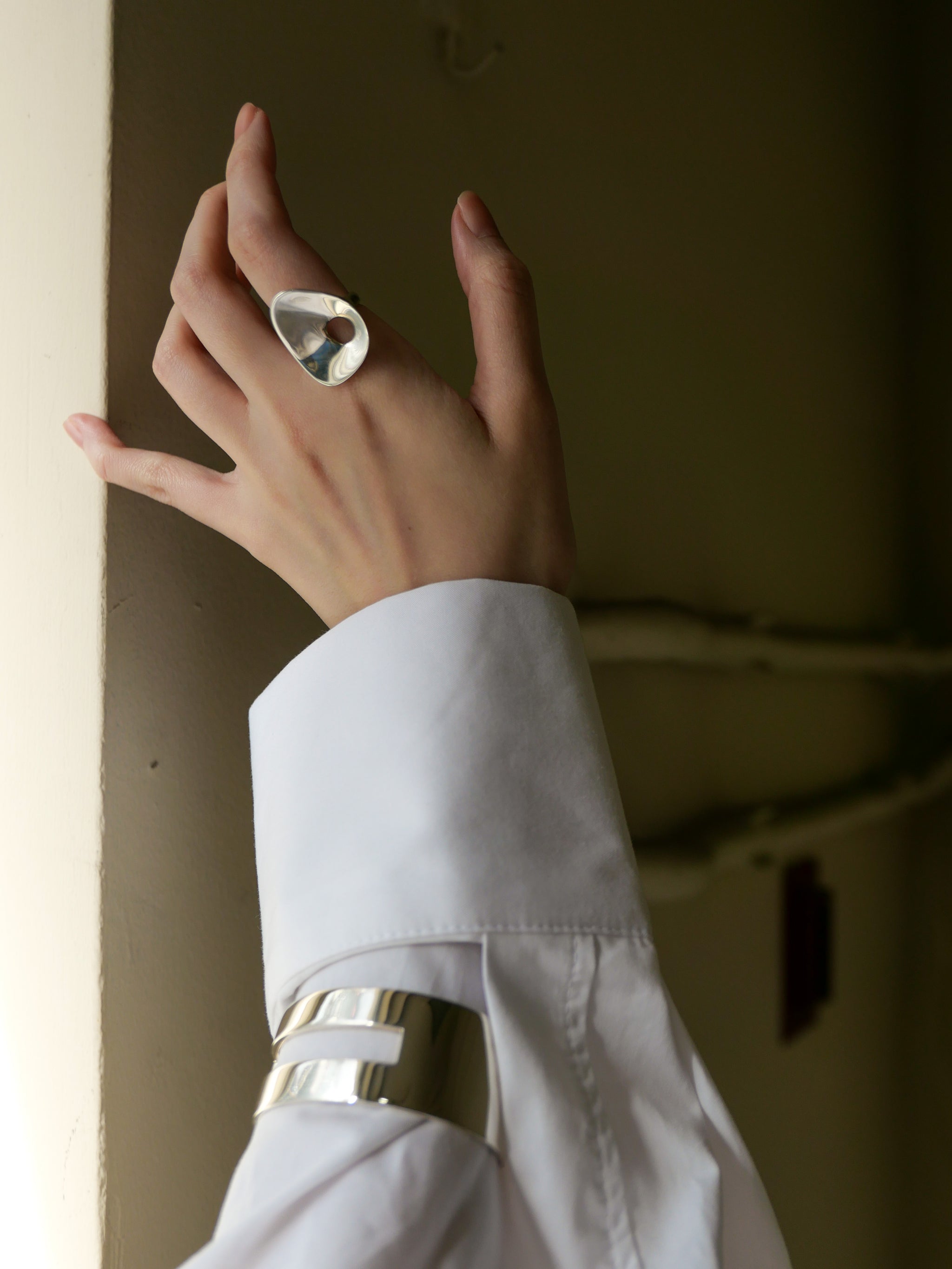 Ring OVALO Silver 01 – JOAQUIN BERAO Online Shop