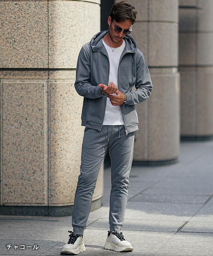 BRIEFING グレー パーカーとパンツセット M 【公式通販】