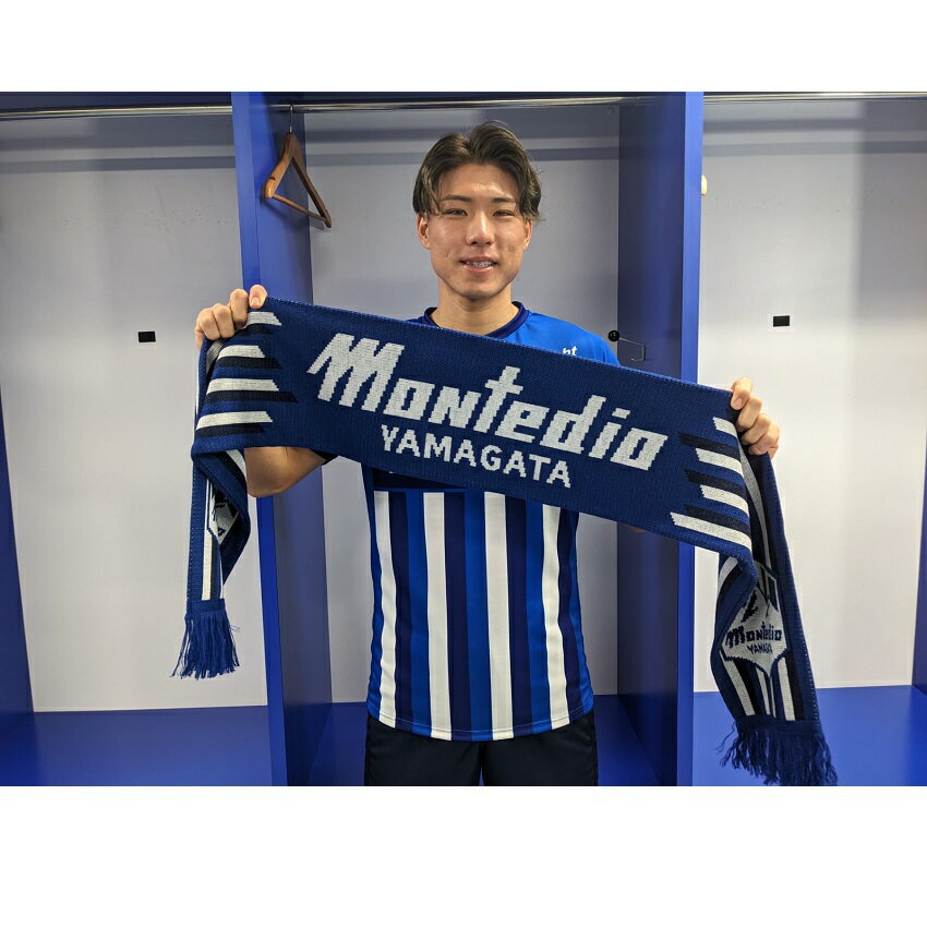 モンテディオ山形 MY23_ニットマフラー（紺ストライプ）｜【公式】J