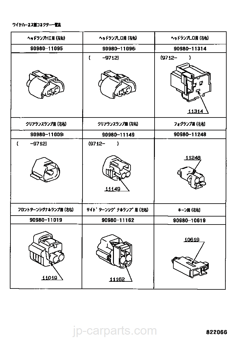 CELICA ST205 202 配電図 絶版品 Wiring & clamp for Toyota Celica