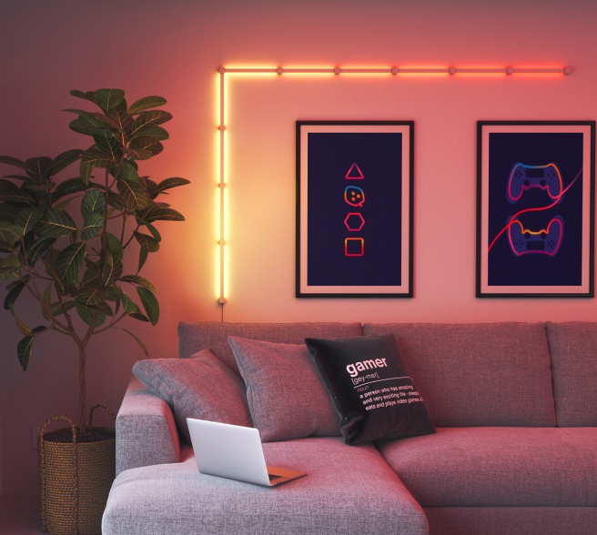 Lines 90 Degrees Expansion Pack (3 Lines) - NL59E00-3SN00 | Nanoleaf