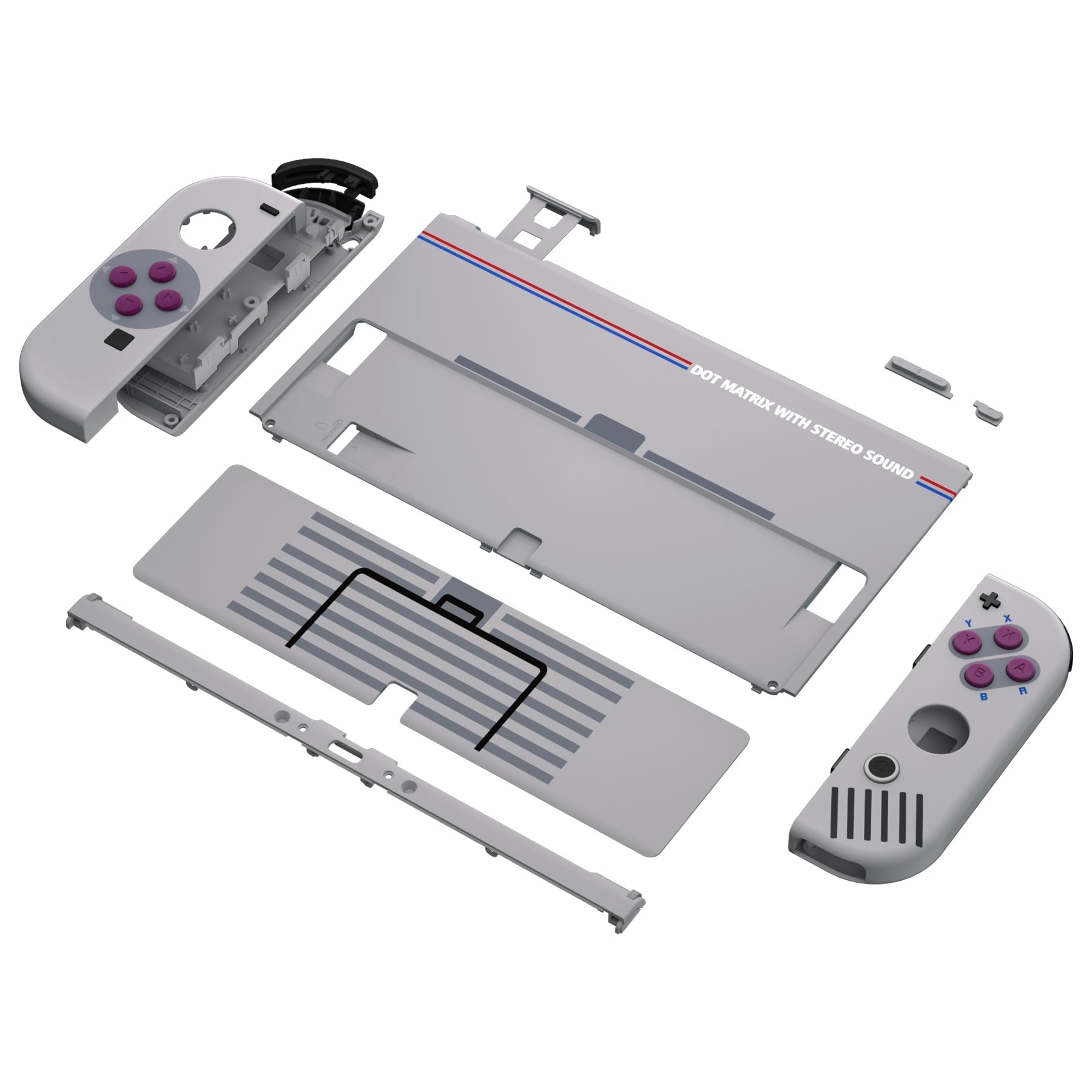 eXtremeRate 任天堂スイッチ有機EL用カスタム交換フルセットシェル