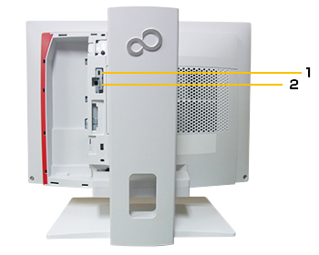 富士通デスクトップ パソコン ESPRIMO K557/R 各部名称/外観 - FMWORLD