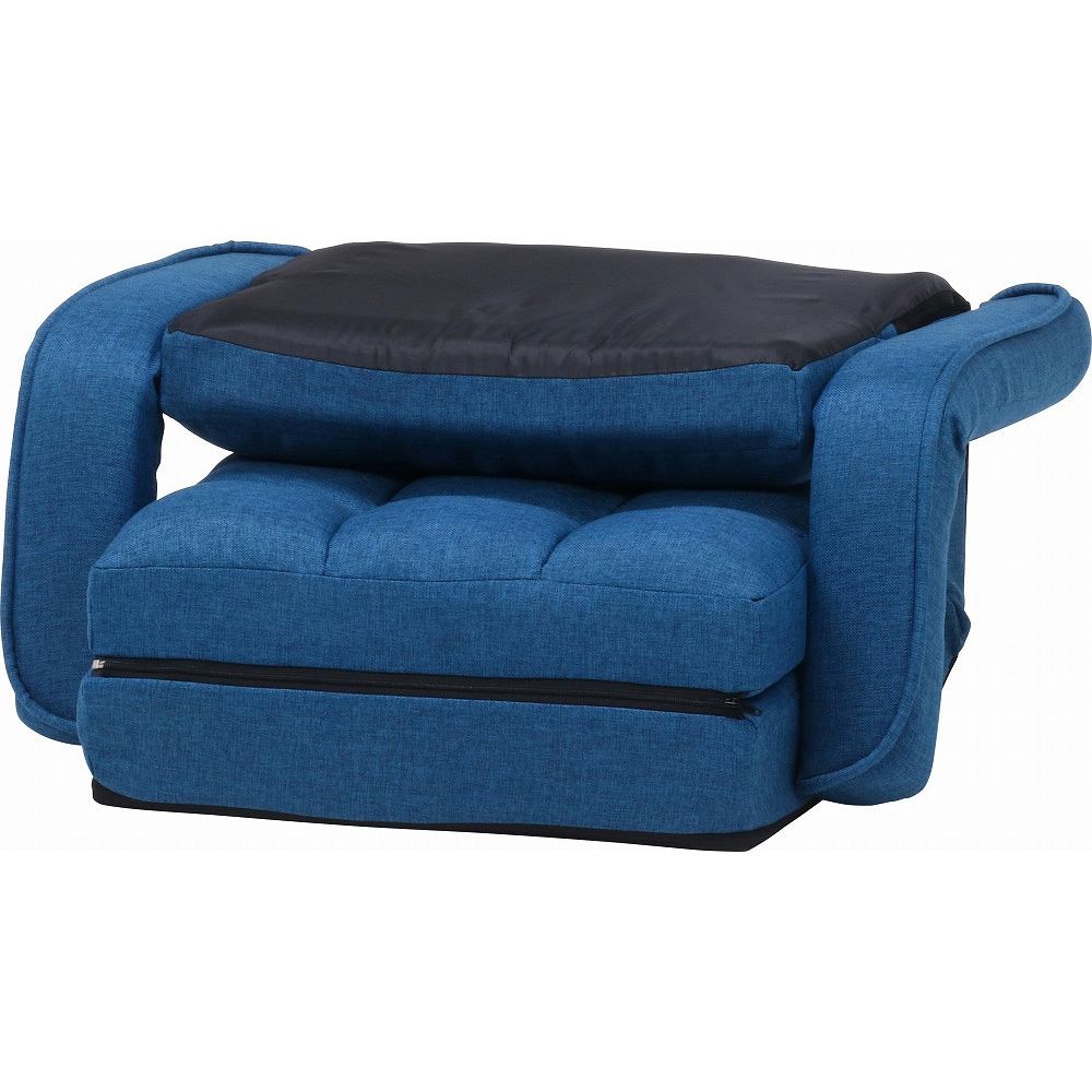 35499 4WAY座椅子 0212 不二貿易 ネイビー色 - 【通販モノタロウ】