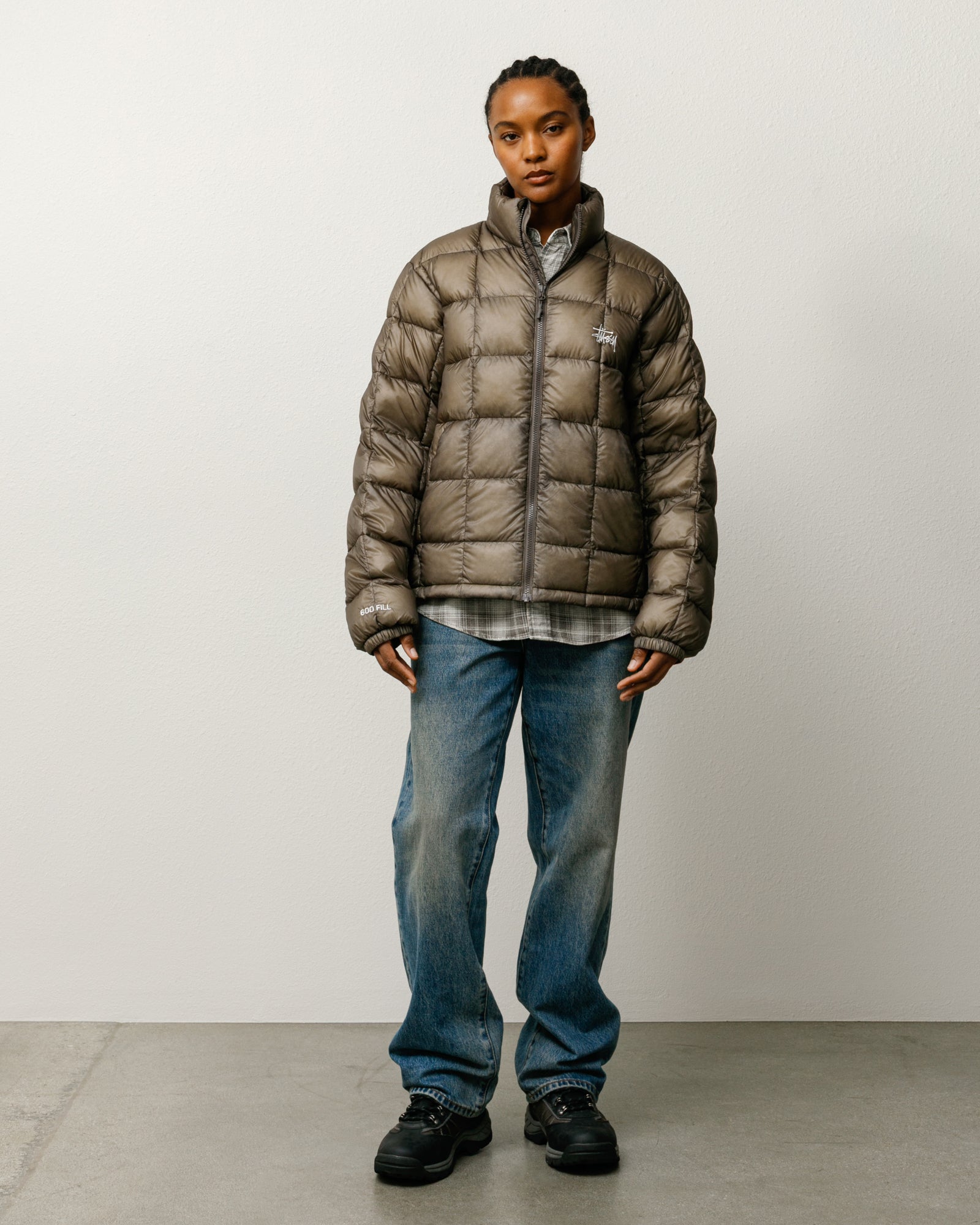 Midweight Puffer – Taupe | Outerwear | Stüssy Japan