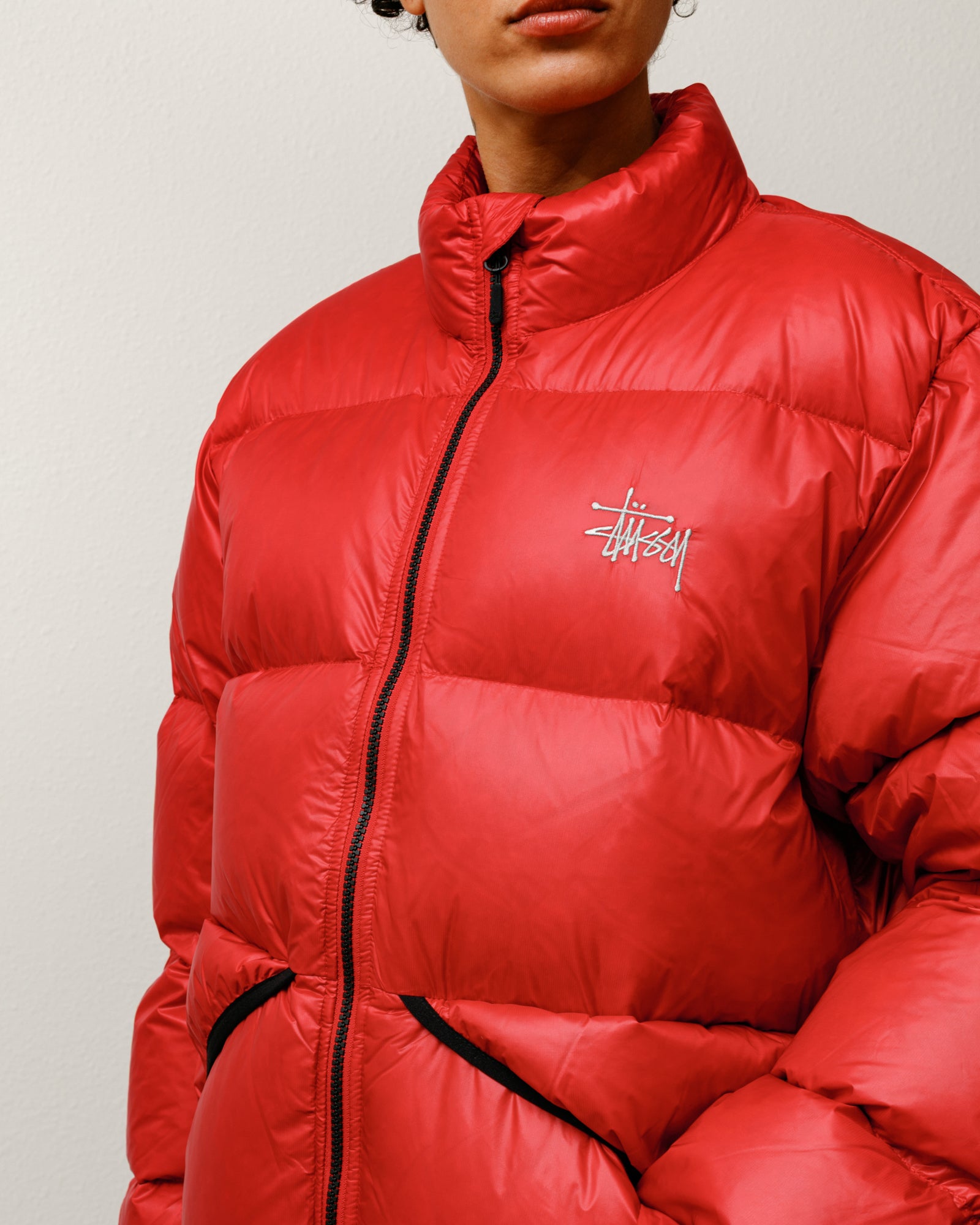 Micro Ripstop Down Jacket – Red | Outerwear | Stüssy Japan