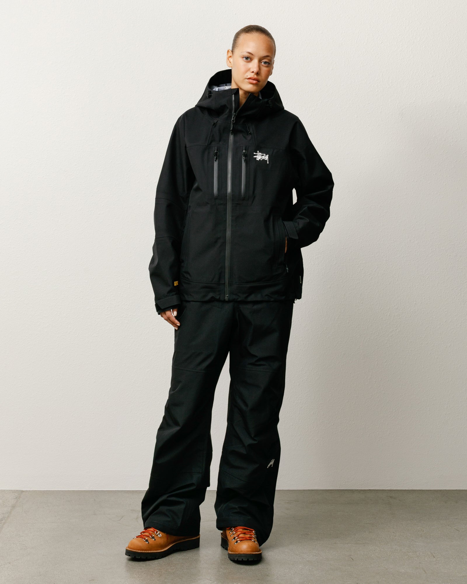 Gore-Tex® Guide Shell – Black | Outerwear | Stüssy Japan
