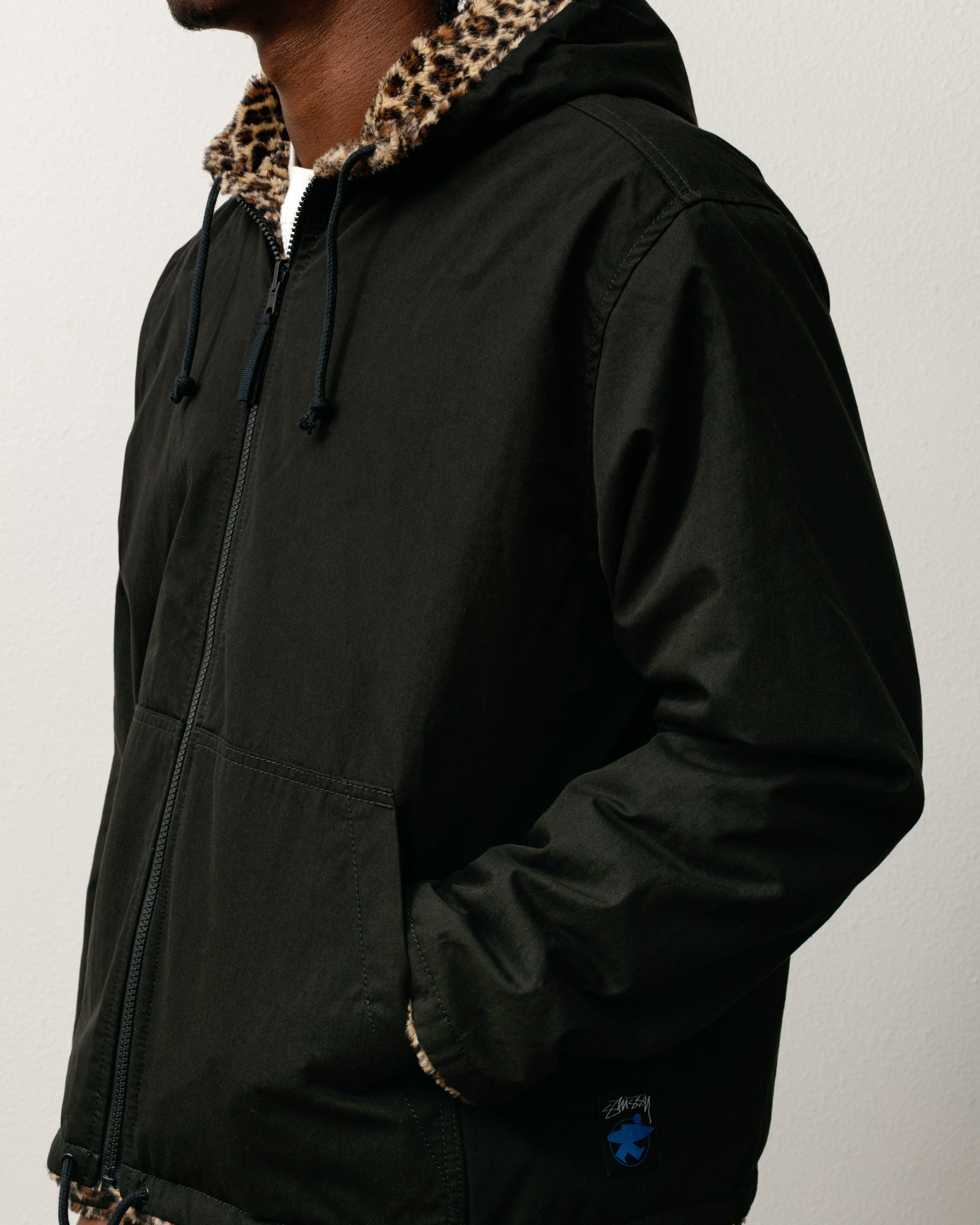 Reversible Hooded Jacket – Leopard | Outerwear | Stüssy Japan