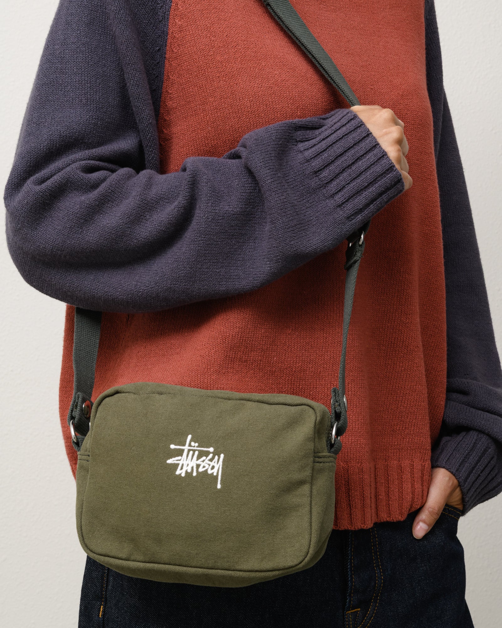 Canvas Pouch – Green | Accessories | Stüssy Japan