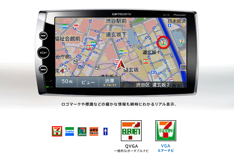 carrozzeria | エアーナビ | ポータブルナビ