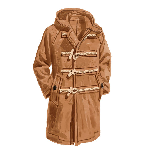 Men's British Wool Duffle Coat - The J. Peterman Company
