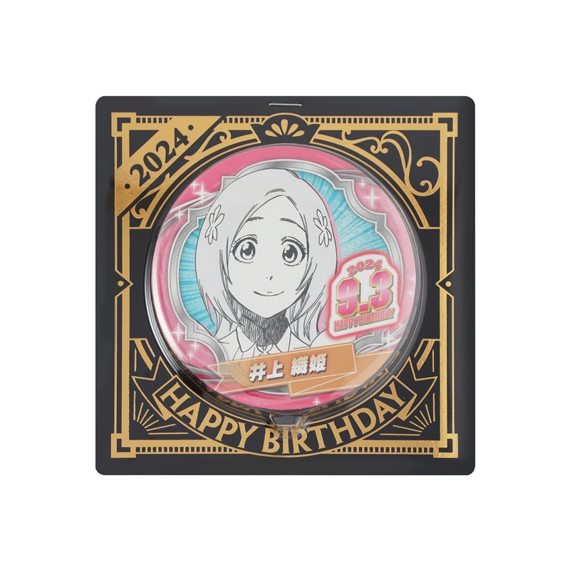 BLEACH』バースデイ缶バッジ 井上織姫 BD3: アクセサリー類