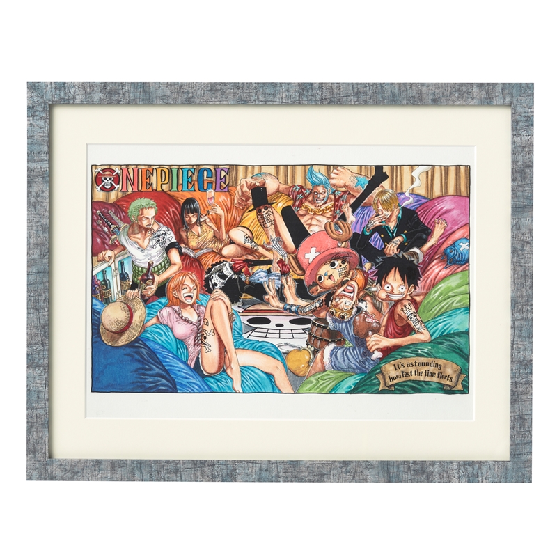 ONE PIECE』額装高精細複製原画 （週刊少年ジャンプ2010年