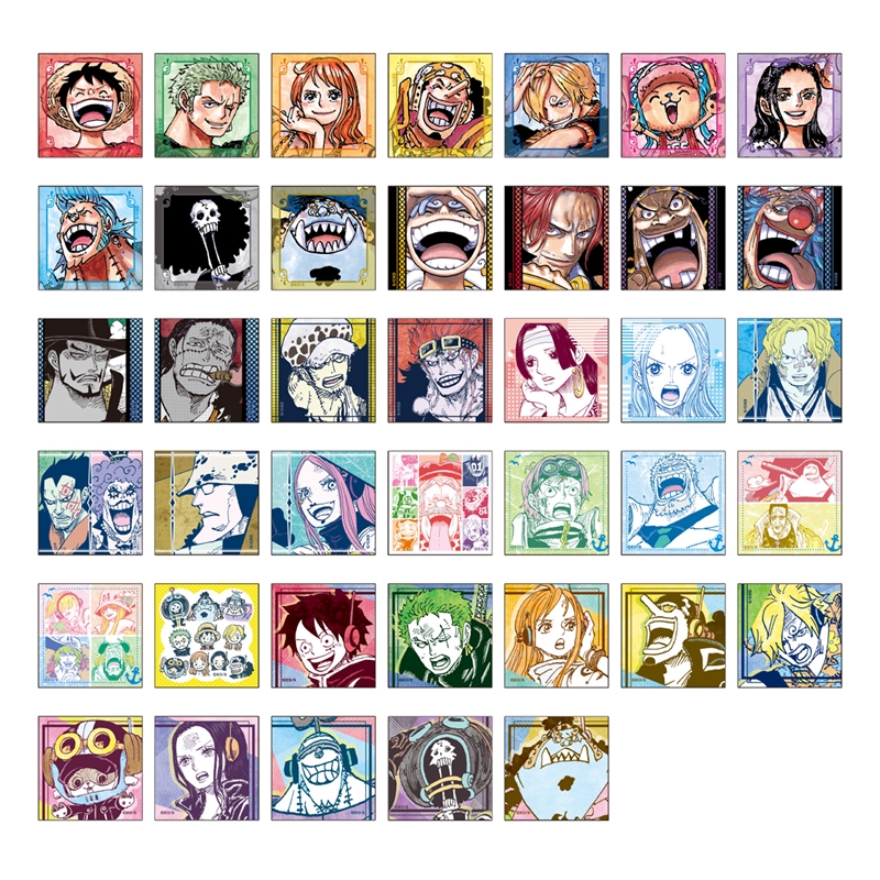 ONE PIECE』スクエアステッカーコレクション 第1弾 （全40