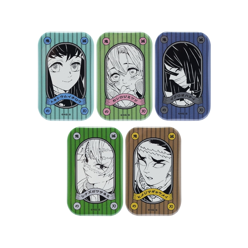 JCS限定 『鬼滅の刃』スクエア缶バッジコレクション（スタンド付き