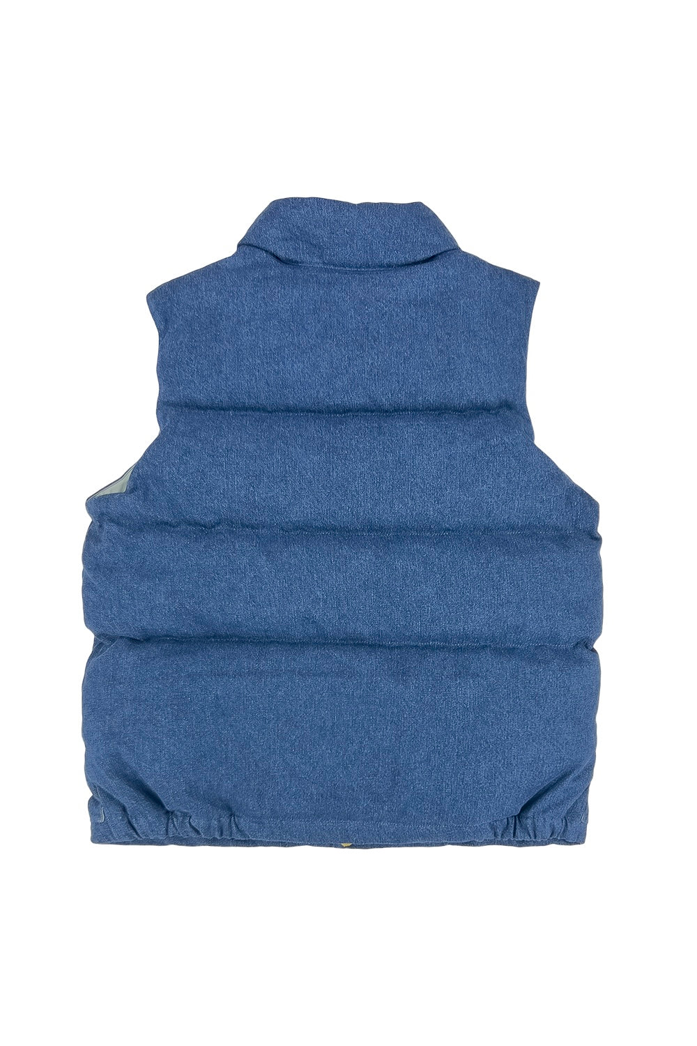 Hemp Denim Vest with Recycled Down | Jungmaven Hemp Clothing