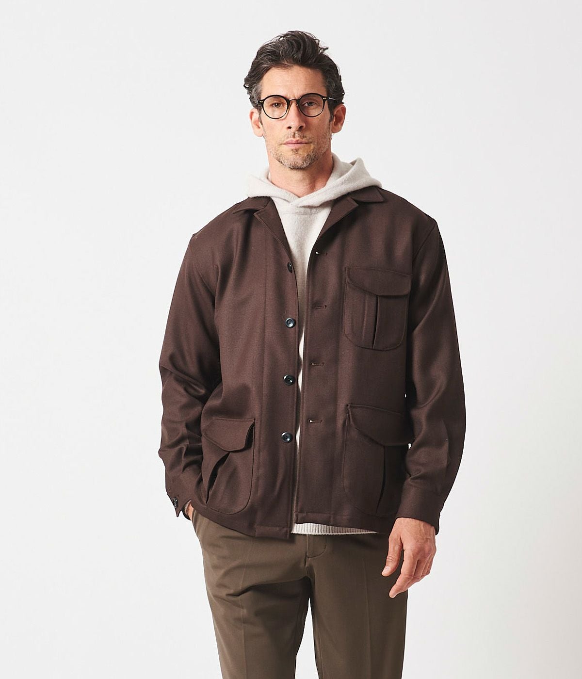 JH+ RELAX HALF ZIP BLOUSON | junhashimoto（ジュンハシモト