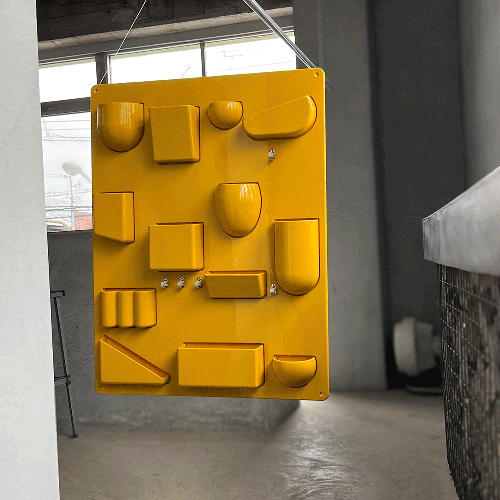 Uten.Silo II Yellow ウーテンシロ2 ウォールシェルフ イエロー 壁掛け