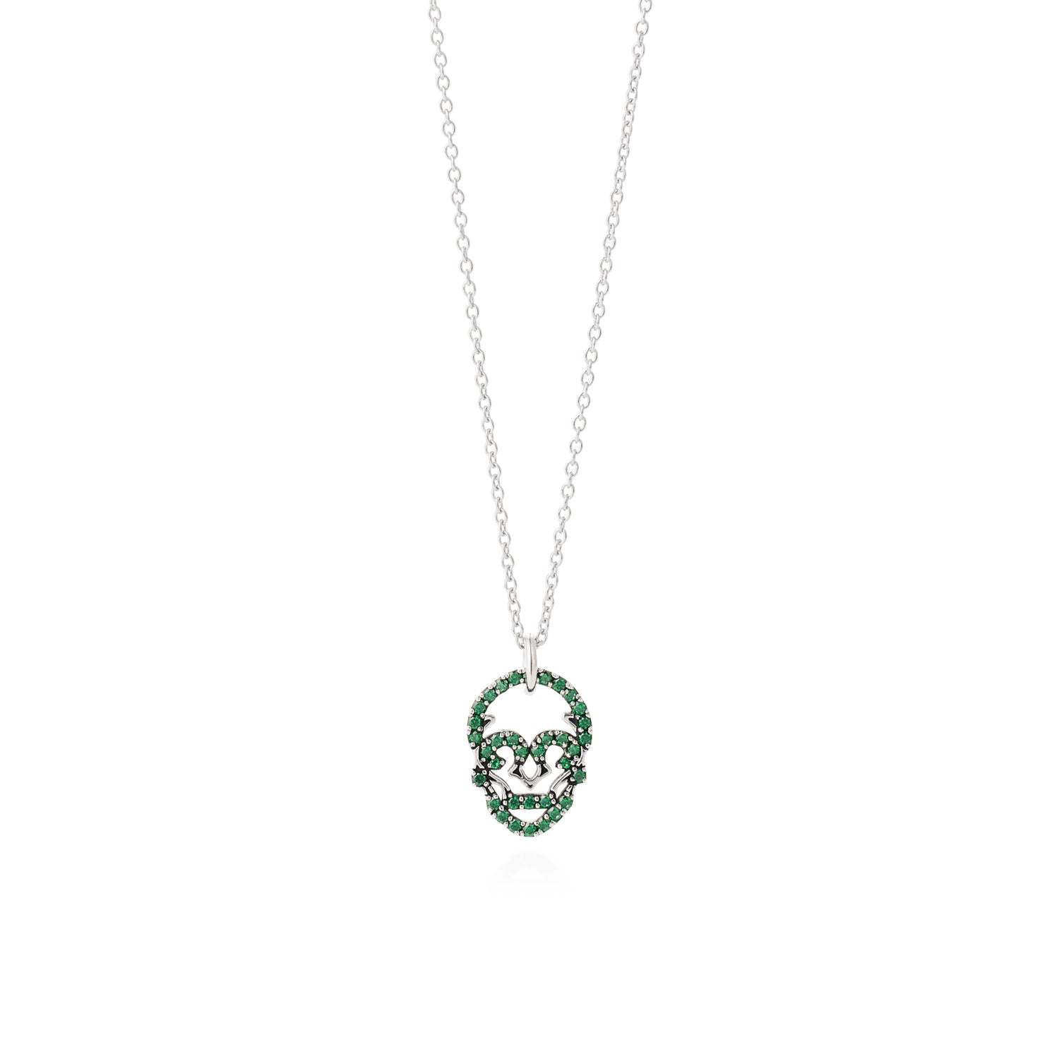 TINY HOLLOW SKULL ネックレス | ジャスティン デイビス（JUSTIN DAVIS