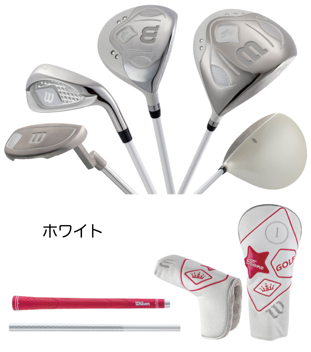 ウィルソン レディース クラブセット 6本セット TIARA Niino 6SET 右用