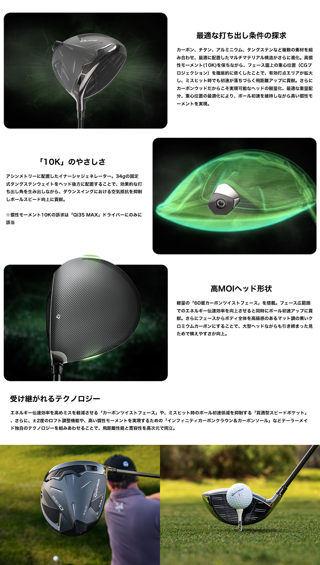 テーラーメイド Qi35 MAX DRIVER ドライバー メンズ 右用 Diamana Blue