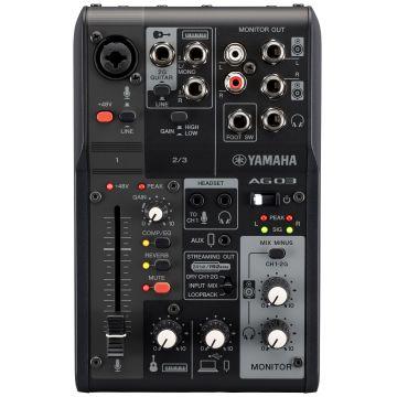 Yamaha AG06MK2 Black Live Streaming Console