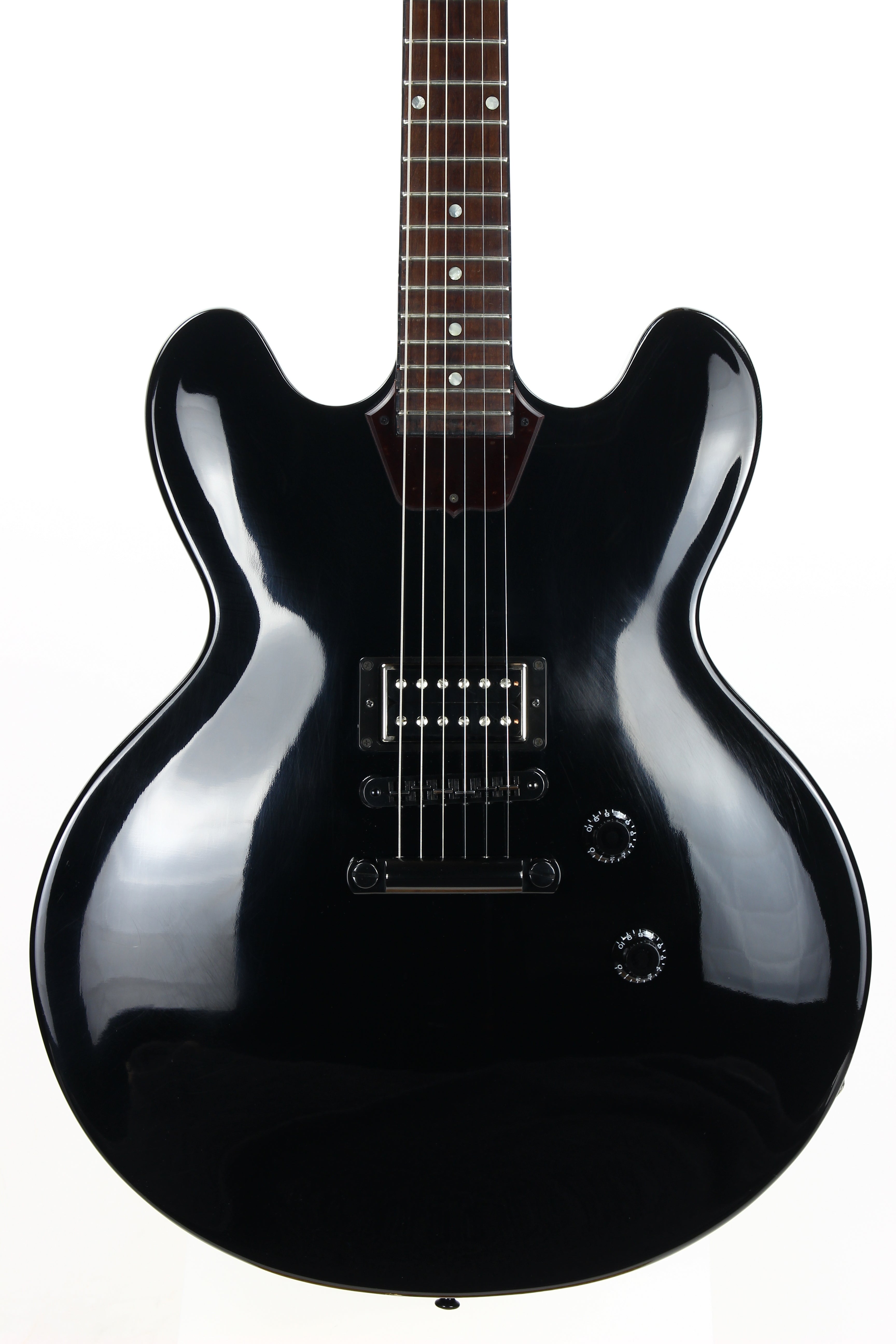 2013 Gibson Memphis ES-335 Studio Stoptail - Ebony Black - Tom