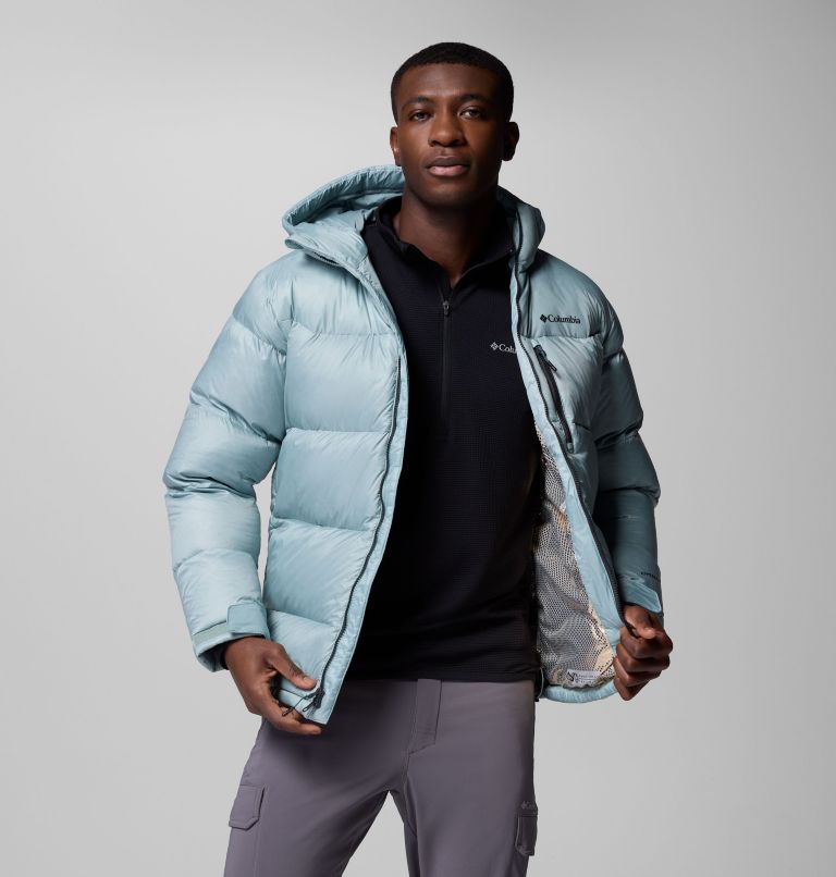 Columbia Men's Cloudview™ Down Hooded Jacket - Crushed Blue