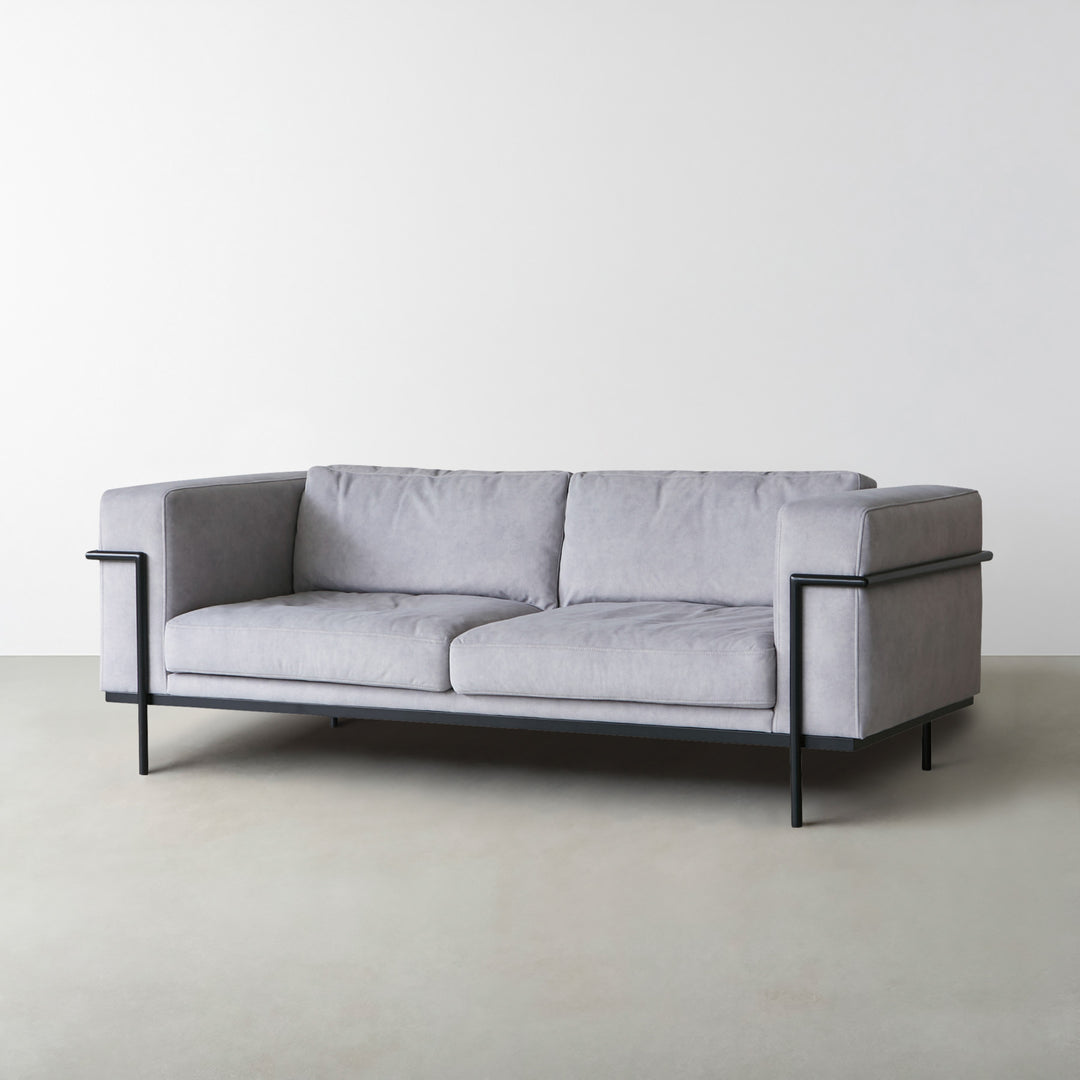 ボックスフレーム ファブリック ソファ 3 seater – KANADEMONO