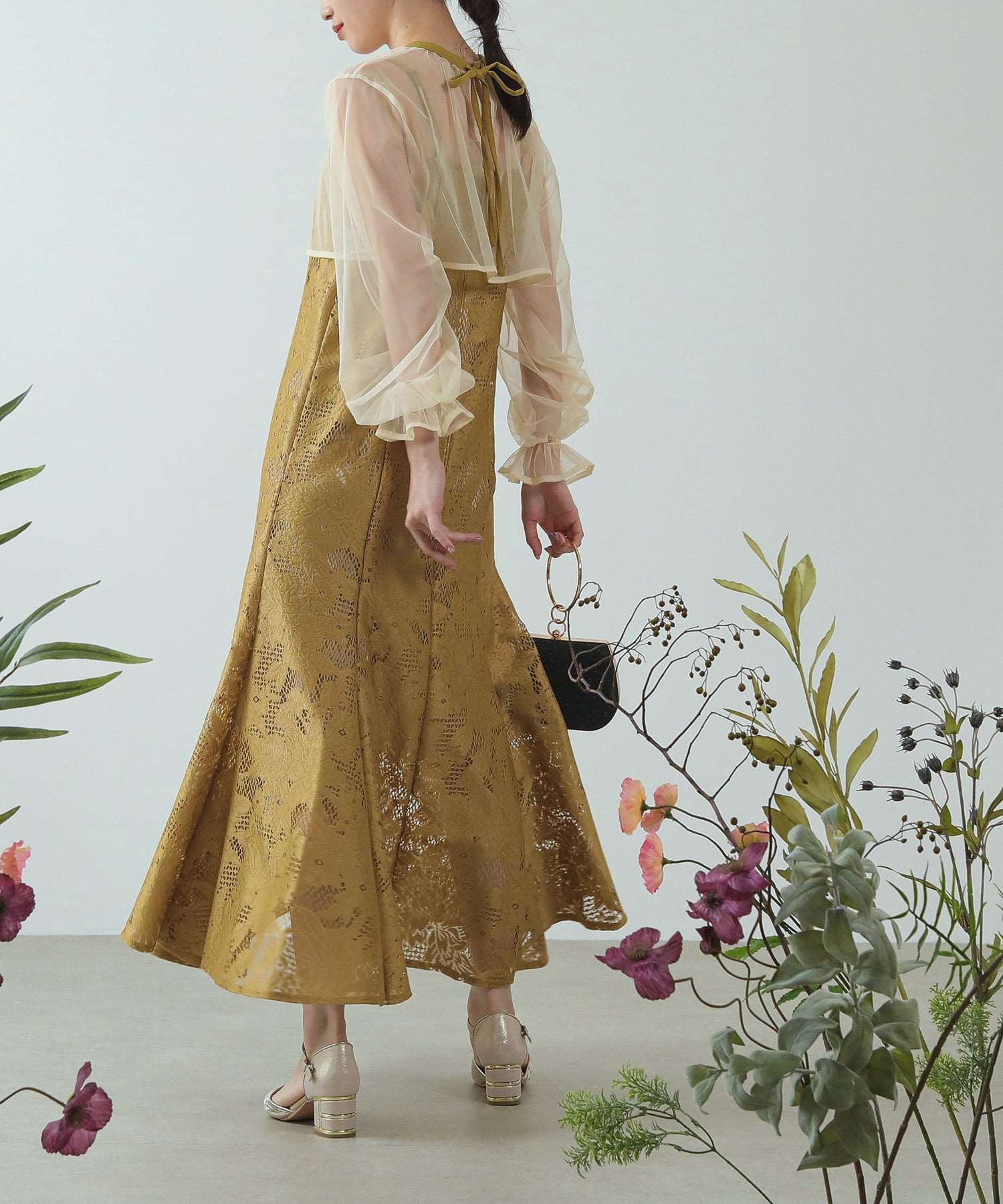 チュールボレロセットメニーウエイパーティー ドレス