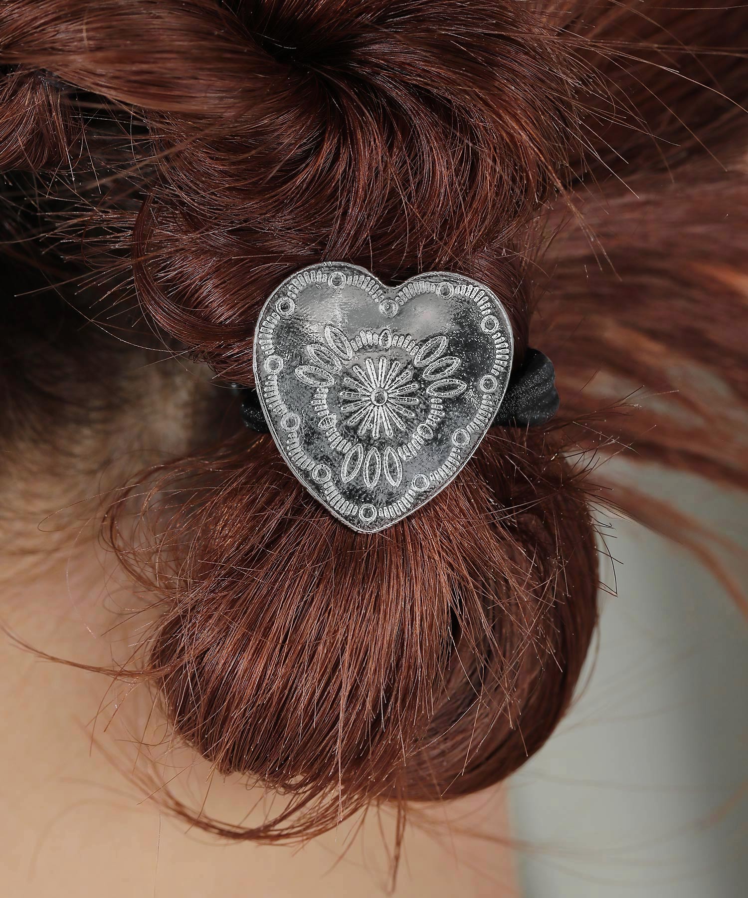 ハートモチーフ ヘアゴム