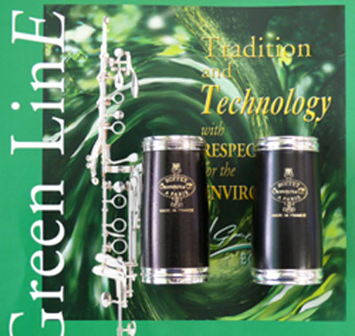 ビュッフェ・クランポン）Bbクラリネット用バレル R-13 GL（グリーン