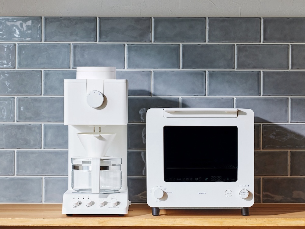 ツインバード、匠のコーヒーメーカーとオーブントースターに新色