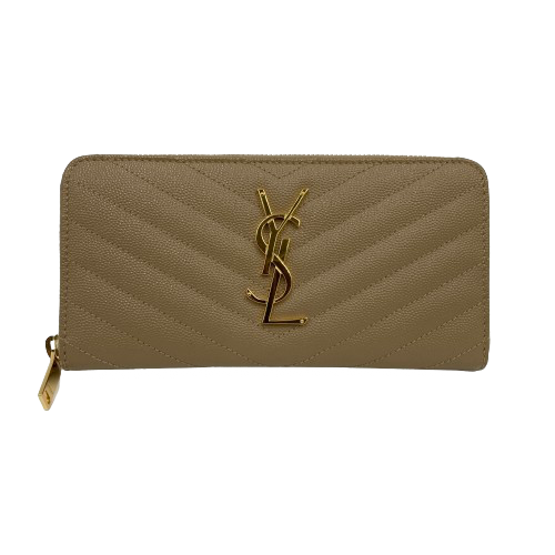 Yves Saint Laurent イヴサンローラン ﾗｳﾝﾄﾞ長財布 財布・小物 レザー