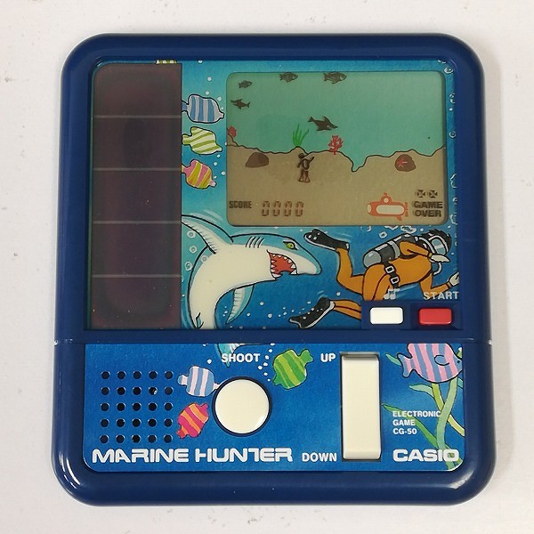 買取】LCD CASIO ソーラーゲーム カウボーイ + マリンハンター