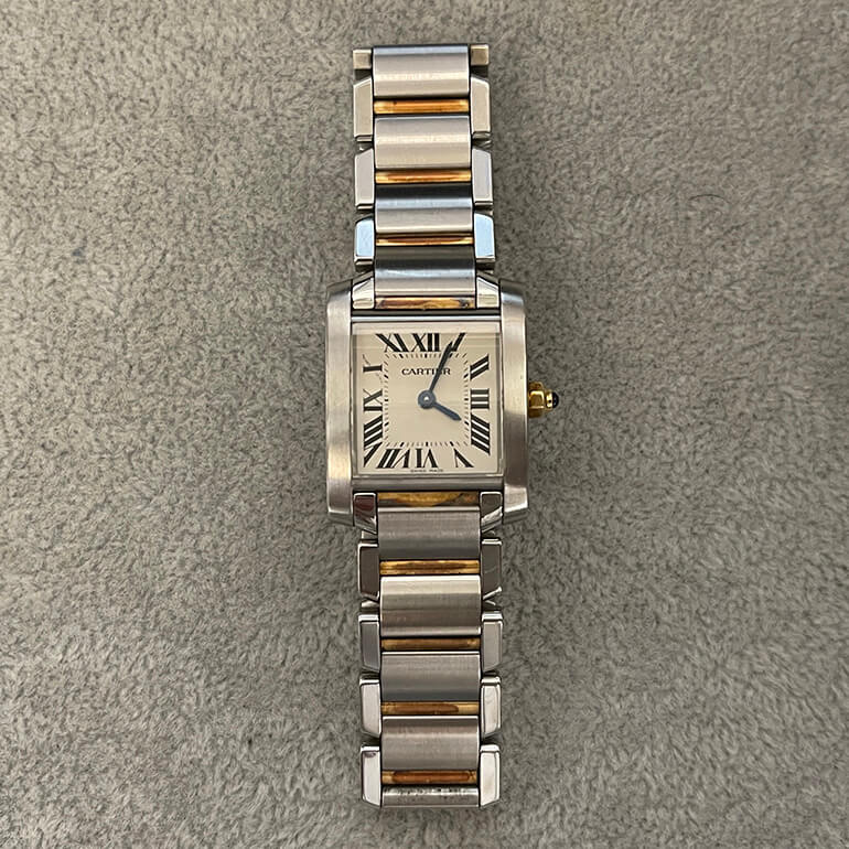 カルティエ タンク フランセーズ 新品仕上げ｜時計修理｜新品仕上げ｜