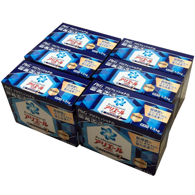 アリエール サイエンスプラス7（洗濯用粉末洗剤）1.5kg×6個セット業務