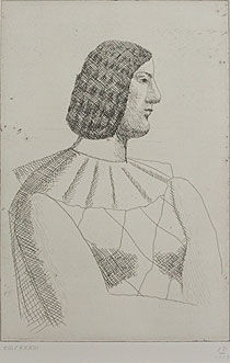 有元利夫「8pieces d'ARLEQUINES」銅版画集8点 1983年