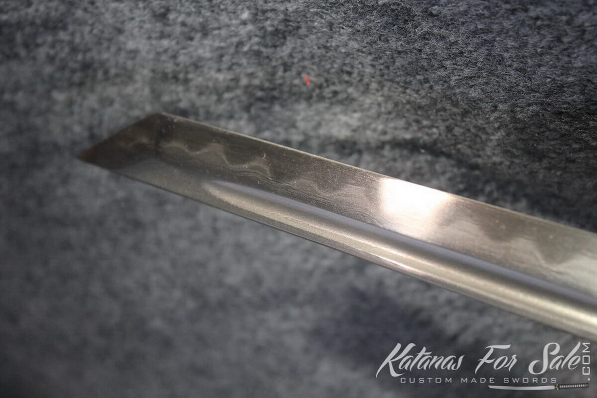 KataKiriha Zukuri Ninjato Sword T10 Folded Clay Tempered - Katanas