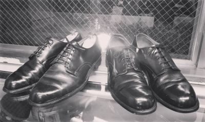 1970年アメリカ海軍実物本物サービスシューズ レザーソール VINTAGE