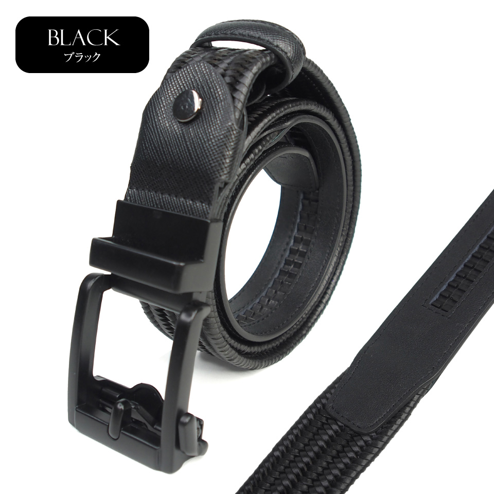 伸縮 メンズベルト X-フレックスベルト 2.0 本革 サフィアーノレザー