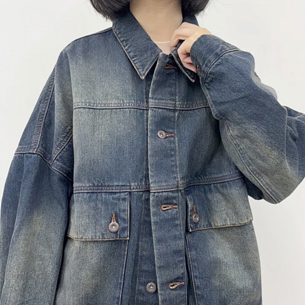 CYNICAL 】 シニカル ゆったりシルエット 岡山産 デニム ジャケット 春