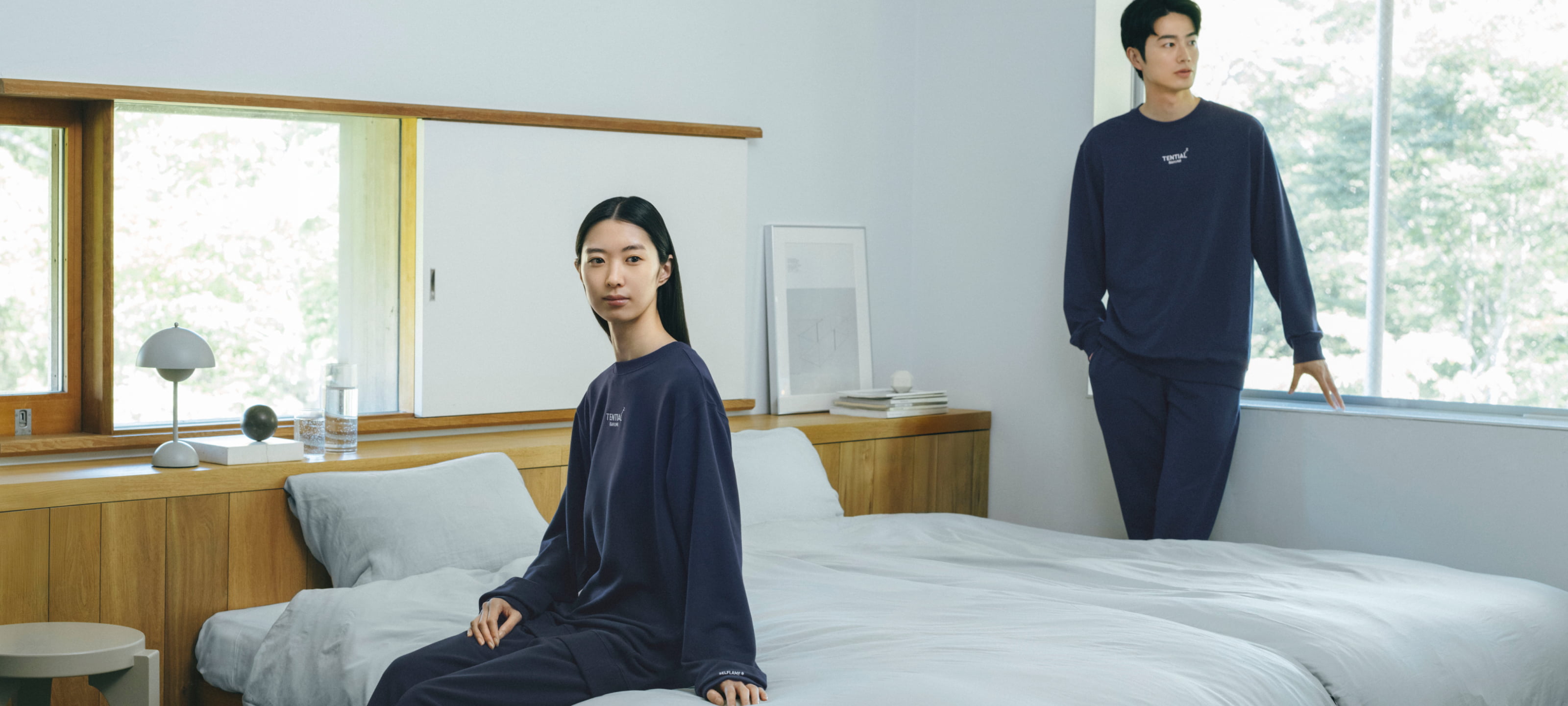 BAKUNE スウェット ウィメンズ / 上下セット（長袖クルーネックシャツ