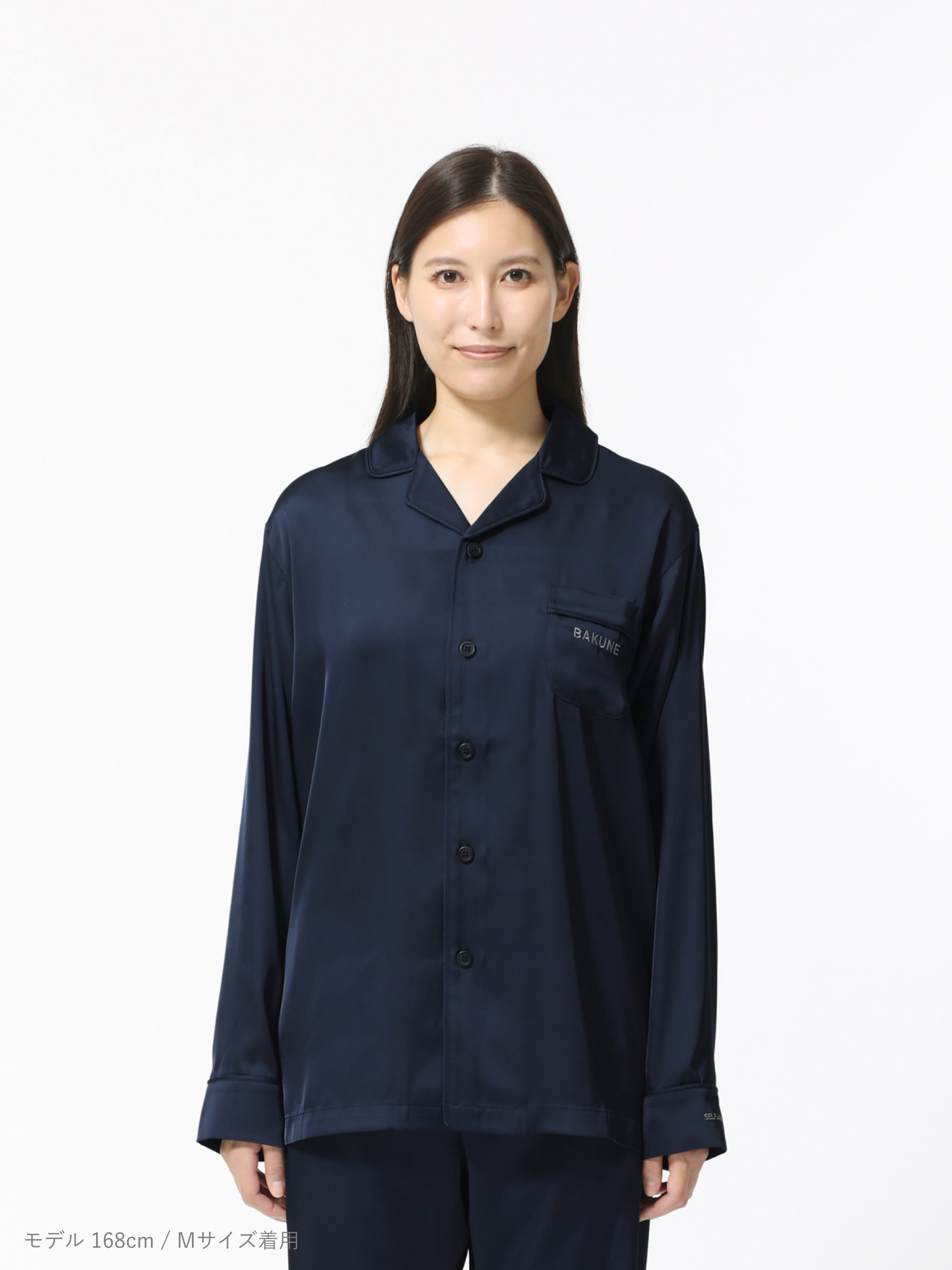 BAKUNE パジャマ サテン / 長袖シャツ_25FW | TENTIAL公式オンラインストア