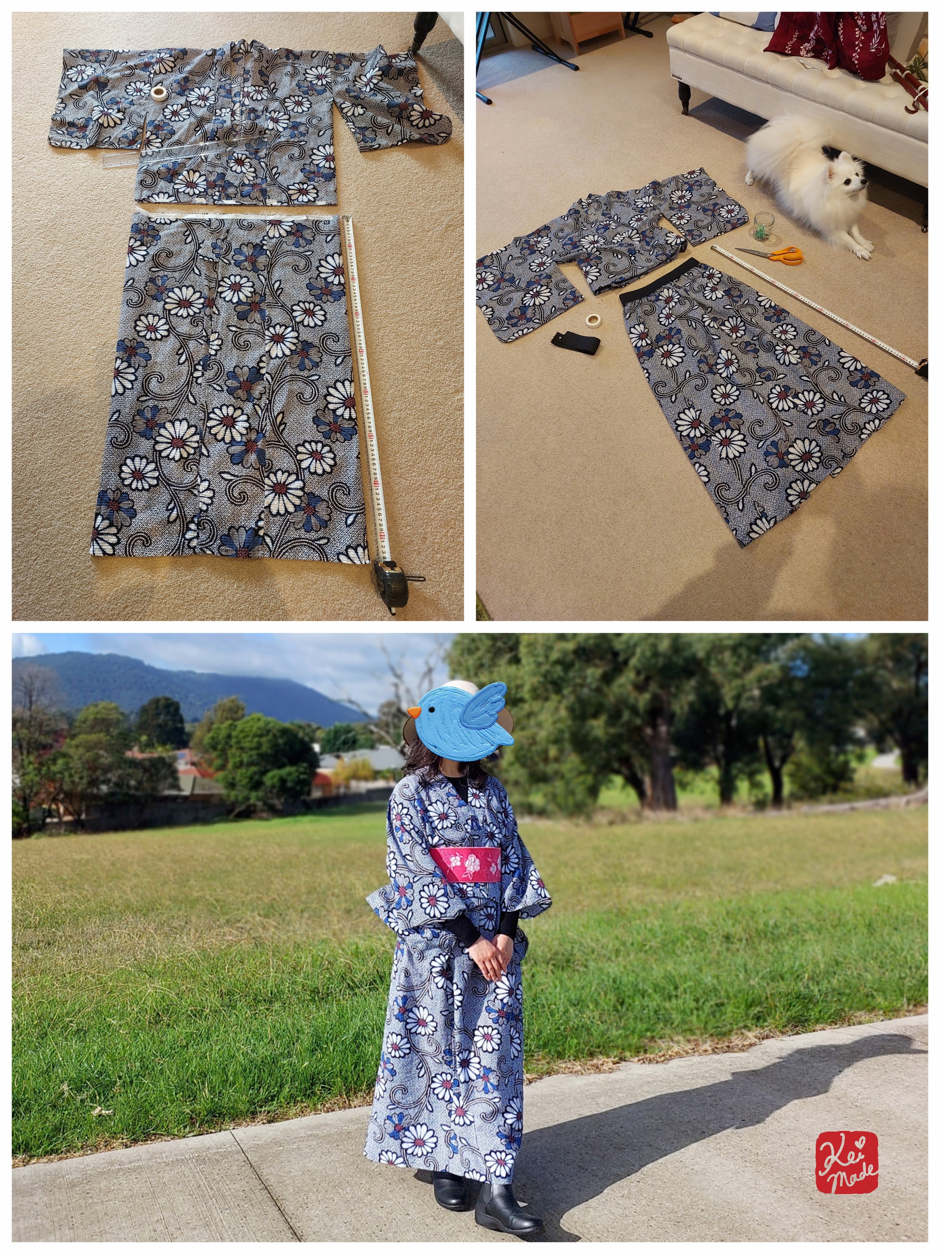 浴衣リメイク】二部式浴衣を作ってみたよ - KeiMade Blog - Crafts