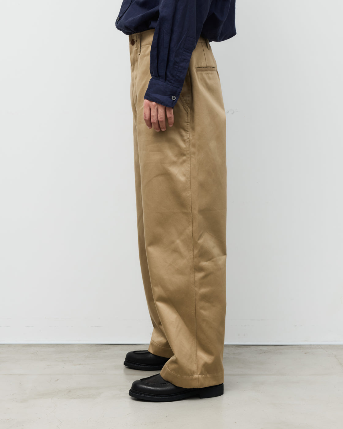 CIOTA 45khaki Chino Trousers, Beige – Keylime Tokyo