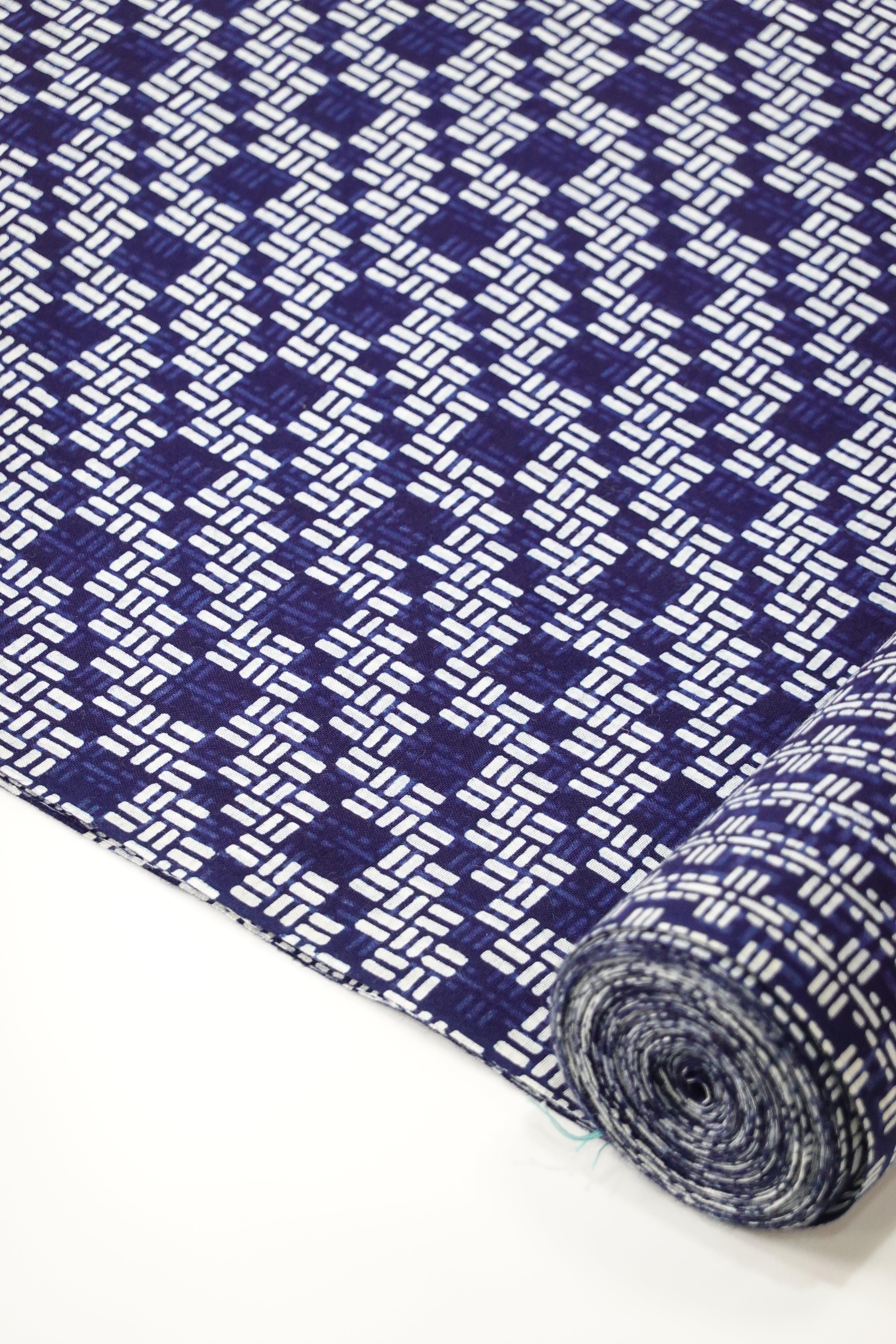 竺仙】両面染 浴衣地【籠染め】 – きものKUREHA