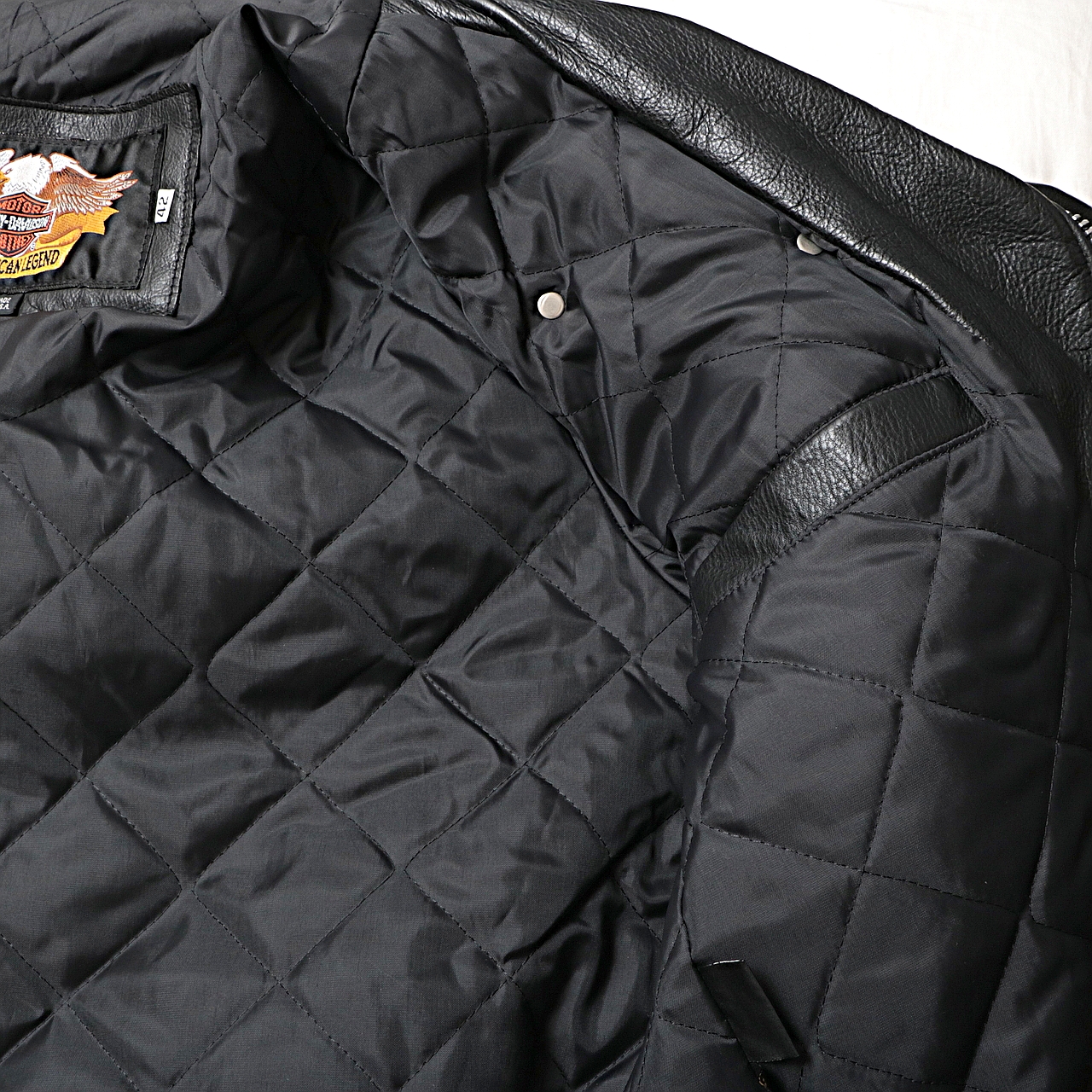 90s Harley-Davidson ハーレーダビッドソン レザー ダブル ライダース