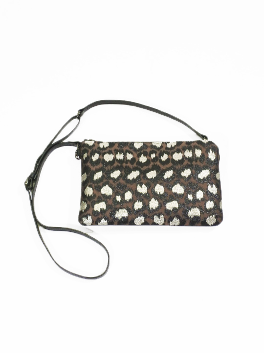 サコッシュ レパード ブラウン（黒革） バッグ JOTARO SAITO