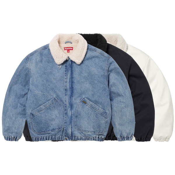 Supreme Faux Shearling Lined Bomber Jacket シュプリーム フォー